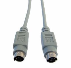 Cables Direct EX-101 PS/2 cable 3 m 6-p Mini-DIN Grey (CDL 3m PS/2 Data Cable)