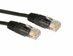 Cables Direct Cat5e Patch Cable networking cable Black 4 m U/UTP [UTP] (4m Cat5e Patch Cable - Black)