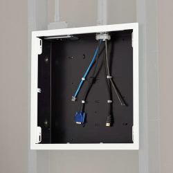 Chief PAC526FW, Large In-Wall Storage Box with White Flange (PAC526FW - Large In-Wall Storage Box with White Flange - Black)