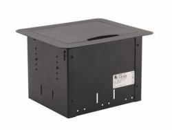 Kramer Electronics TBUS-1AXL Aluminium electrical enclosure (TBUS-1AXL[B] - Table Mount Modular Multi&ndash;Connection Solution Tilt&ndash;Up Lid)