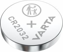 Varta -CR2032 (CR2032, Lithium, 3V, 230 mAh - Silver - Warranty: 12M)