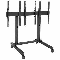 Chief Fusion® 3 x 1 Portrait Micro-Adjustable Large Freestanding Video Wall Cart (FUSION 2X2 BOLT-DOWN VIDEO WALL)