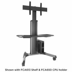Chief LPAUS, Large Fusion® Manual Height Adjustable Mobile AV Cart - LIMITED AVAILABILITY (Chief LPAUS multimedia cart/stand Silver Flat panel)