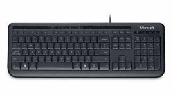 Microsoft Wired 600 keyboard Office USB QWERTY US English Black (Keyboard 600 - Black, English/International - Warranty: 12M)