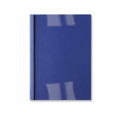 GBC LeatherGrain Thermal Binding Covers 3mm Royal Blue [100] (GBC IB451010 Leathergrain Blue Thermal 3mm Binding Covers)