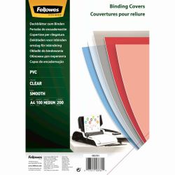 Fellowes 5376102 binding cover A4 PVC Transparent 100 pc[s] (PVC Cover A4 200 Microns Clear 100pk)