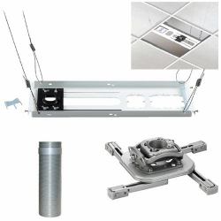 Chief KITMZ006S project mount Ceiling Silver (KITMZ006S - Preconfigured Kit for Suspended Ceiling Installations)