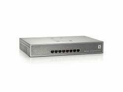LevelOne 8-Port Gigabit PoE Switch, 802.3at/af PoE, 123.2W 