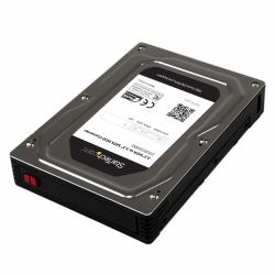 StarTech.com 2.5” to 3.5” SATA Aluminum Hard Drive Adapter Enclosure with SSD / HDD Height up to 12.5mm (2.5 TO 3.5 SATA HARD DRIVE - DE 2.5 PARA BAHIA DE 3.5)