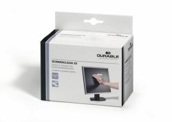 Durable 5787 Equipment cleansing wet cloths LCD/TFT/Plasma (Durable SCREENCLEAN 50 Sachets [50])