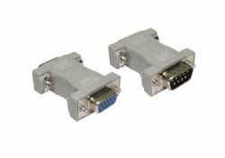 Cables Direct AD-421 cable gender changer DB9 HD15 Grey (CDL D9 [M] to HD15 [F] VGA Adapter)