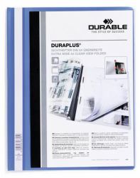 Durable DURAPLUS report cover Blue, Transparent (Durable DURAPLUS A4+ Folder Blue [25])