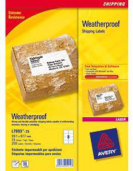 Avery Weatherproof Shipping Labels self-adhesive label White 200 pc[s] (Avery Zweckform L7993 - shipping etike)