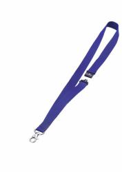 Durable Textile Badge Necklace/Lanyard 20 with Safety Release dark blue (Textile Badge - Necklace/Lanyard 20 With - Safety Release Dark Blue - Warranty: 12M)