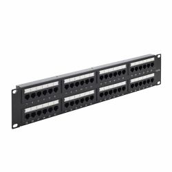 connektgear 48 Port Patch Panel [CAT5e] IDC Punch Down 19 inch (48-PORT CAT5E PATCH PANEL IDC - PUNCH DOWN)