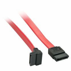 Lindy 0.2m SATA Internal Cable 7 Pin To 90 Deg 7Pin (0.2M SATA INTERNAL CABLE - 7 PIN TO 90 DEG 7PIN)