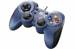 Gamepad F310 - G Gamepad F310, Gamepad, PC, - Back button, D-pad, Start button, Wired, USB 2.0, Black, Blue - Warranty: 24M