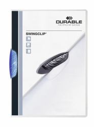 Durable Swingclip report cover Plastic Blue (Durable SWINGCLIP A4 Folder Blue [25])