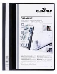 Durable Duraplus report cover Black (Durable DURAPLUS A4+ Folder Black [25])