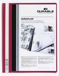 Durable DURAPLUS report cover Red (Durable DURAPLUS A4+ Folder Red [25])