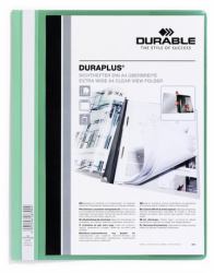 Durable DURAPLUS report cover Green, Transparent (Durable DURAPLUS A4+ Folder Green [25])