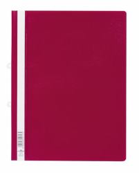 Durable Clear View Folder report cover PVC Red (Durable Clear View A4 Folder Red [25])