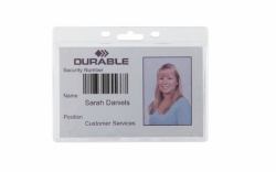 Durable 999108012 identity badge/badge holder 50 pc[s] (Durable Enclosed Proximity Card Holder no Clip 54x85mm Clear PK50)