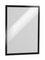 Durable Duraframe A3 magnetic frame Black (Durable DURAFRAME Self Adhesive Magnetic Signage Frame PK2 A3 Black)