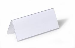 Durable 805019 non-metallic nameplate Transparent (Durable Place Name Holder 61x150mm [25])