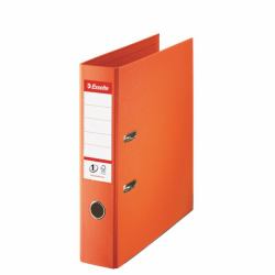 Esselte No.1 Lever Arch File PP, 30% pre-consumer recycled foil (LAF Nr1 Power PP A4/75 Orange)