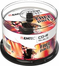 Emtec ECOC805052CB blank CD CD-R 700 MB 52x 50 pc[s] (CD-R 700MB 50pcs 52x Cake NEW - PACKAGING 26 - Warranty: 12M)
