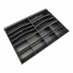 apg Solutions PK-15TA-M4-BX cash tray Black (EURO/STERLING/CHINA INCLINED - BILLS FORMAT 8 COIN 7 NOTE)
