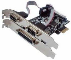 Longshine Serial & Parallel PCIe Card interface cards/adapter 