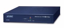 PLANET VC-234 bridge/repeater Network bridge Blue (100/100 Mbps Ethernet [4-Port - LAN] to VDSL2 Bridge - 30a - profile - Warranty: 36M)