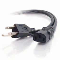 DELL 1.8m, NEMA 5-15 - C13 IEC Black NEMA 5-15P C13 coupler
