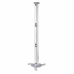 Manhattan Projector Mount, Ceiling, Universal, Tilt & Swivel, Height Range: 13 to 106cm, Max 10kg, Silver, Lifetime Warranty (Projector Mount, Ceiling, Universal, Tilt & Swivel, Height Range: 13 to...