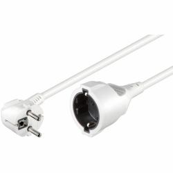 Microconnect PE140500W power extension 5 m White (Schuko power extension M-F 5m - Type F CEE 7/7-Type F CEE 7/4 - 3Gx1.5MM2, 16A, 250V, White - Warranty: 300M)