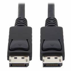 Tripp Lite P580-006 DisplayPort Cable with Latching Connectors, 4K 60 Hz [M/M], Black, 6 ft. [1.83 m] (Eaton Tripp Lite Series DisplayPort Cable with Latching Connectors, 4K 60 Hz [M/M], Black, 6 f...