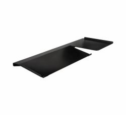 B-Tech Keyboard and Mouse Shelf for Collar Mounting (BT7865B - Computer Peripheral Shelf for Pole Mounting)