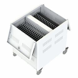 Loxit 7471 portable device management cart/cabinet White (7471 - TabCart 32 Charge for iPad iPad mini & 7" - 10" Tablets)