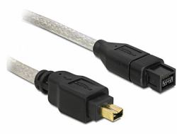 DeLOCK FireWire A/B, 2.0m 2 m Grey (Kabel FireWire 9 Pin Stecker > 4 Pin Stecker 2 m)