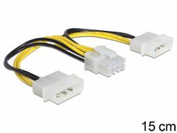 DeLOCK 83410 internal power cable 0.15 m (Delock ATX Stromadapter 2x 5.25" -> 8-pin [EPS])