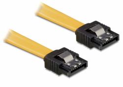 DeLOCK 0.3m SATA cable Yellow (Delock Cable SATA - SATA-kabel - 30 cm)