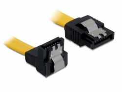 DeLOCK 0.5m SATA M/M SATA cable Yellow (Delock Cable SATA - SATA-kabel - 50 cm)