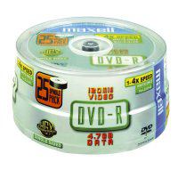 Maxell DVD-R 4.7GB 8x Spindle 25pk 25 pc[s] (Maxell DVD-R 4.7GB X 25 PACK SPINDLE)
