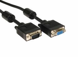 Cables Direct SVGA - SVGA M/F 7m VGA cable VGA [D-Sub] Black (7m SVGA Extension Cable)