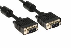 Cables Direct SVGA - SVGA M/M 8m VGA cable VGA [D-Sub] Black (CDL 8m SVGA Male - Male Cable)