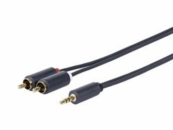 Vivolink PROMJRCA2 audio cable 2 m 3.5mm 2 x RCA Black (3.5MM - 2 X RCA M-M - . - Warranty: 1188M)