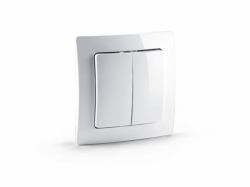 Devolo 09505 electrical switch Pushbutton switch White (DEVOLO HOME CONTROL WALL SWITCH - )