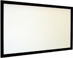 Euroscreen Frame Vision Light 2100 x 1180 projection screen 16:9 (VL210-W - Fixed Frame 210cm x 118cm Viewing Area 95" Diagonal 16:9 Format Matte White Frame Vision Light Series)